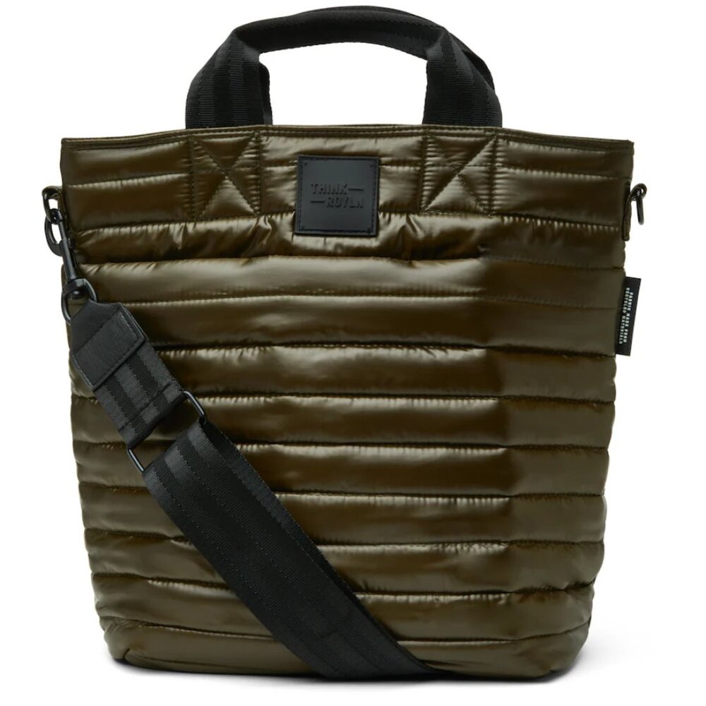 016 Think Royln Replay Messenger Bag in Dark Olive NWOT